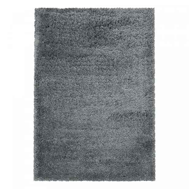 Kusový koberec Fluffy Shaggy 3500 light grey, 240x340, šedá, ložnice, Ayyildiz