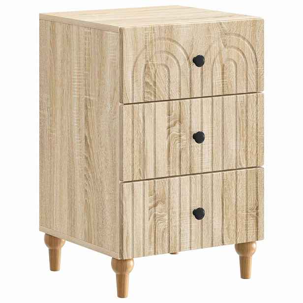 vidaXL Noční skříňka Dub sonoma 43x 41 x 66,5 cm Kompozitní dřevo