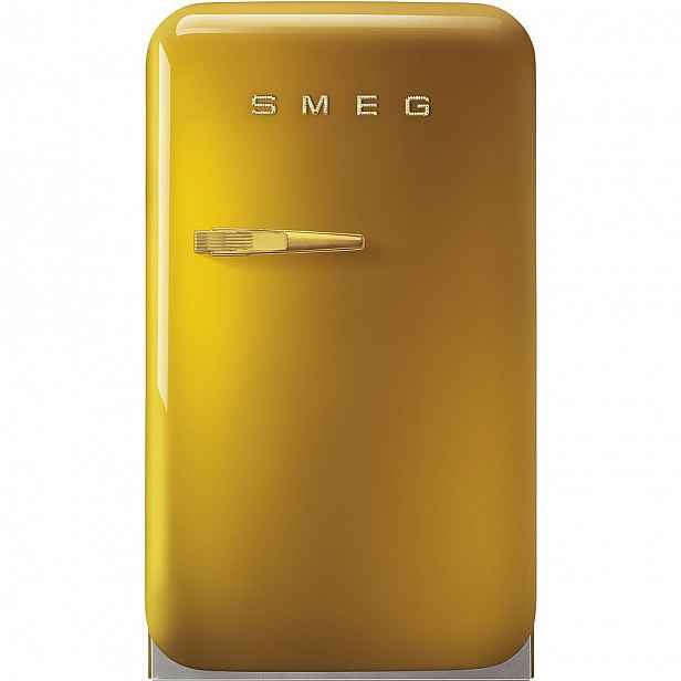 Smeg Lednice minibar 50´s Retro Style FAB5 R, zlatá FAB5RDGO5