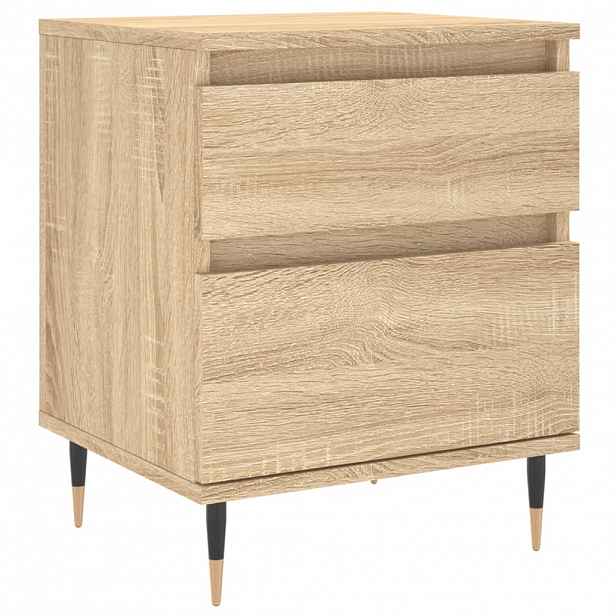 vidaXL Noční stolek dub sonoma 40 x 35 x 50 cm kompozitní dřevo