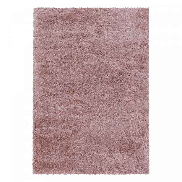 Kusový koberec Fluffy Shaggy 3500 rose, 240x340, růžová, ložnice, Ayyildiz