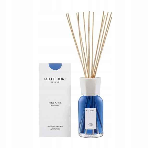 Millefiori Milano Studená voda – difuzér s vůní 500 ml s tyčinkami