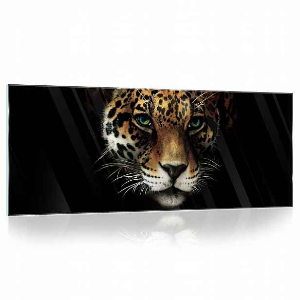 Skleněný Obraz Zvířata Jaguar Do Koupelny Kuchyně 125x50