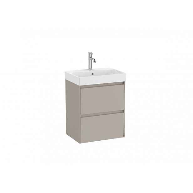 Koupelnová skříňka s umyvadlem Roca Ona 50x64,5x36 cm písková mat ONA50ZK2ZPM