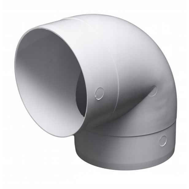 Ventilační Koleno Kulaté 90 Stupňů Przybysz Fi 150 mm Spojovací Pvc