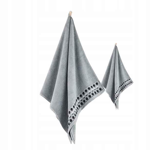 Zwoltex Zen 2 sada ručníků osuška šedá 50x90 70x140