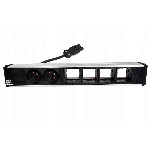 Bachmann Systém Coni, box pro 6 modulů, 2x zásuvka Cz, 4x volné (912.011)