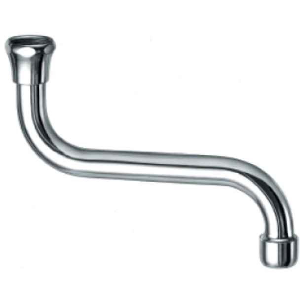 Eco produkty Výtokové ramínko k baterii univerzální 20 cm; tvar "S"; s maticí 3/4"