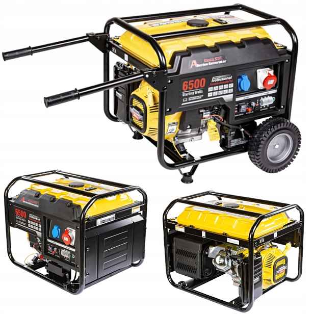 Elektrocentrála Loncin LC6500D-AS 5KW, Loncin 389 CM, 3 Fázová