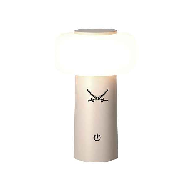 LED bateriová stolní lampa (béžová)