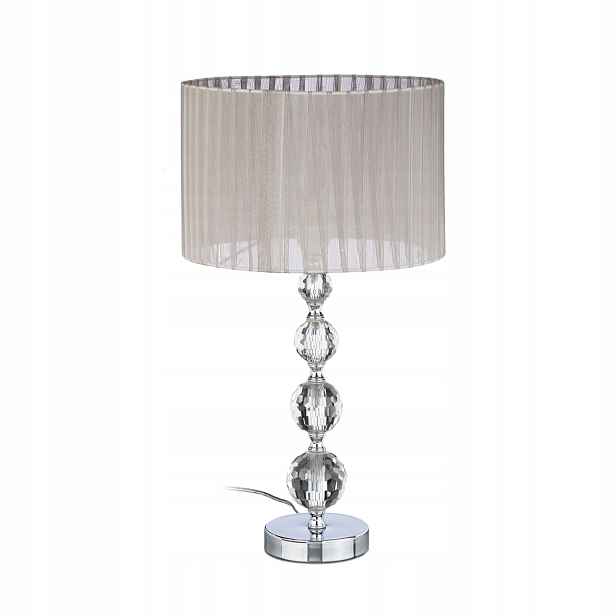 Noční lampa s křišťálovou základnou a stínítkem E27 Relaxdays