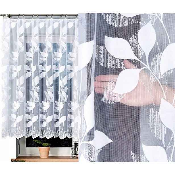 Záclona Vzor Martyna 400x140 cm rovná (hotová) s lemováním