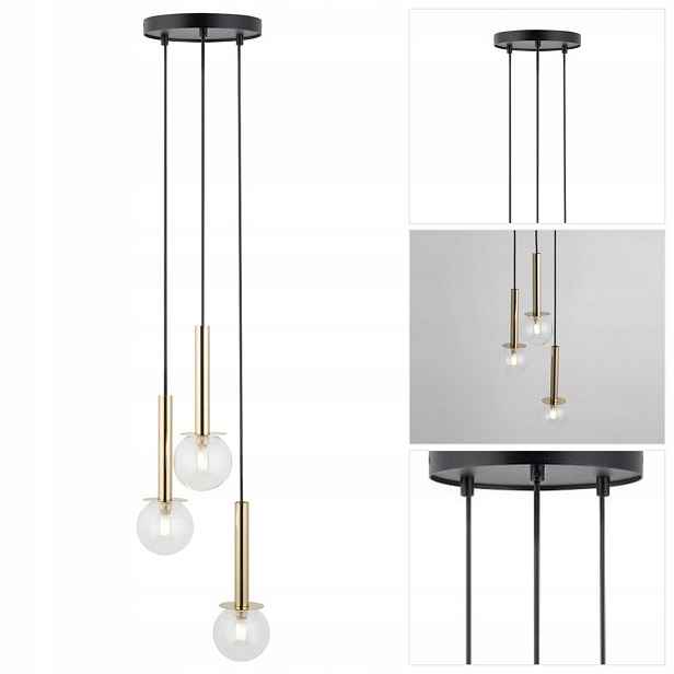 Závěsná zlatá Daisy nad ostrov v kuchyni, rozptýlený lesk Sigma Lighting