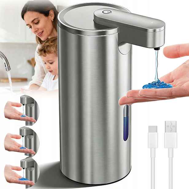 Dávkovač Mýdla Bezdotykový Automatický Elektrický 3 Úrovně 340 ML