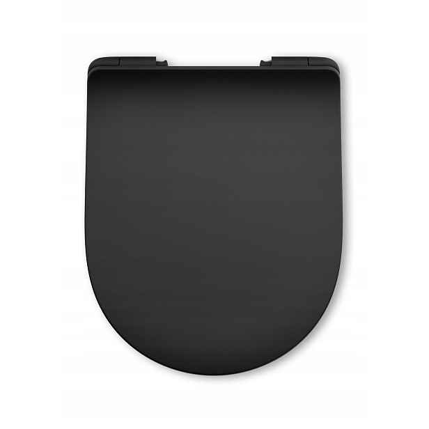 Deska Black Mat Wc Do Roca Gap Round Slim W/o Výp.