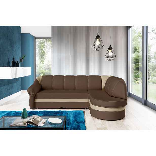 Sedací souprava Benano Provedení: Pravá varianta, látka: Soft 015/ Soft 018