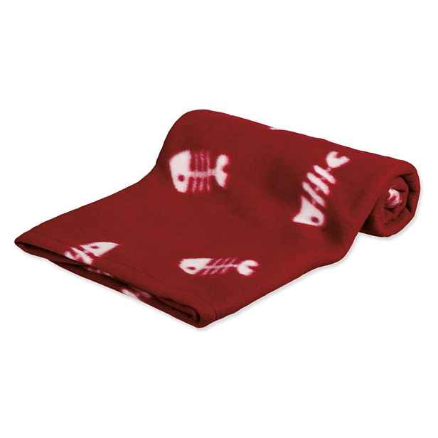 Červená fleecová deka pro kočku 100x70 cm Trixie Barney – Plaček Pet Products