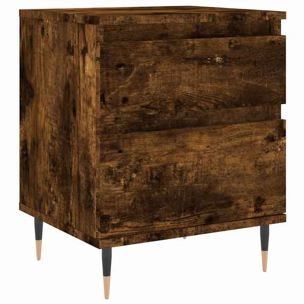 vidaXL Noční stolek kouřový dub 40 x 35 x 50 cm kompozitní dřevo