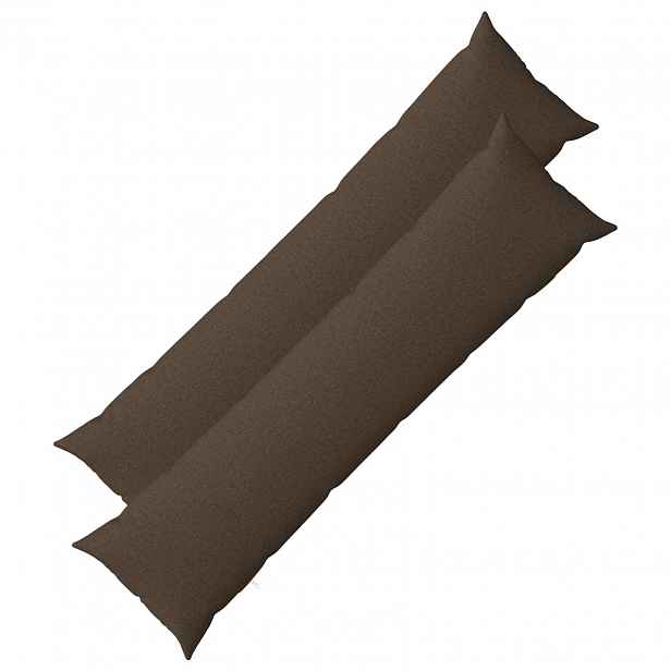 vidaXL Polštář s polštářem HEERLEN 2 ks Taupe Textil