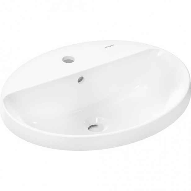 Hansgrohe Xuniva D zápustné umyvadlo 55x45 cm otvor pro baterii uprostřed 61060450