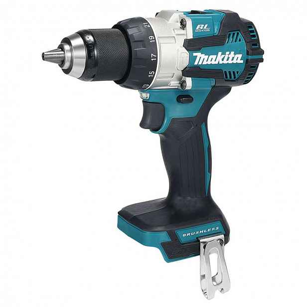 Makita - 18V AKU vrtací šroubovák s příklepem, bez baterie a nabíječky DHP489Z