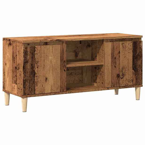 vidaXL TV skříňka old wood 102 x 35 x 50 cm kompozitní dřevo