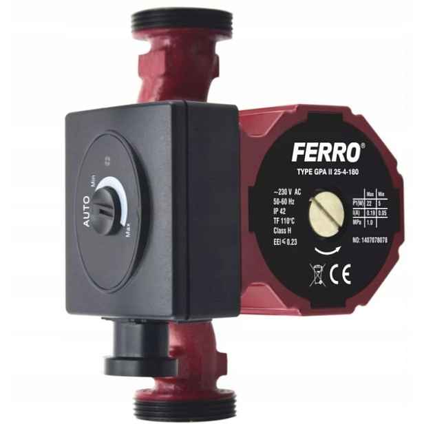 Ferro Elektrická oběhová pumpa Gpa II 25-4-180 W0601