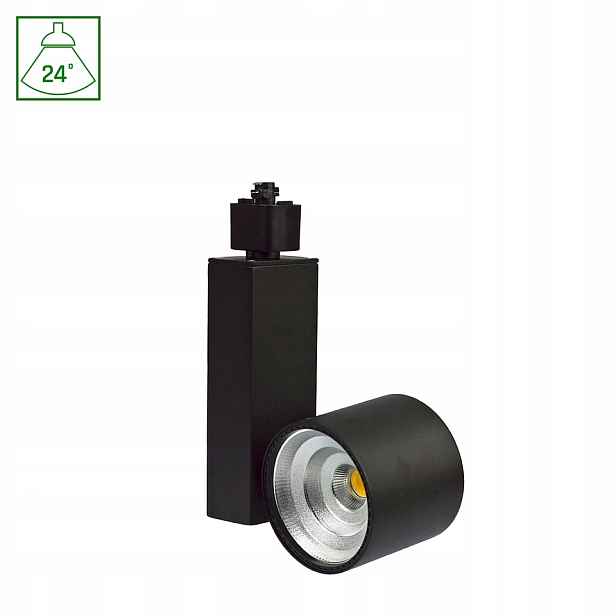 Svítidlo na kabel Madara Cob Led Černá 230V Teplá Barva SpectrumLED