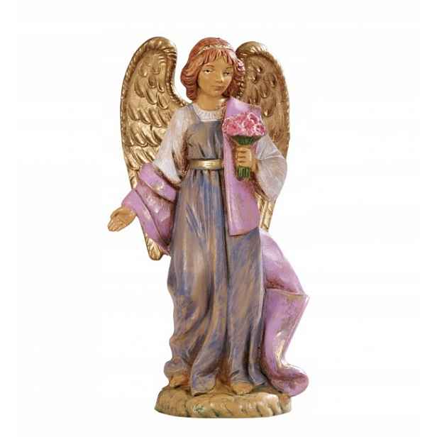 Anděl s květinami, pro postavy o výšce 12 cm Originální Figurka Firmy Fontanini