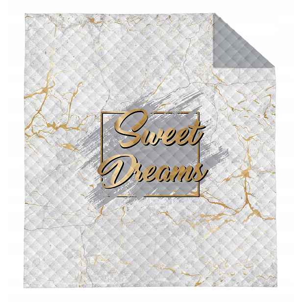 Detexpol Přehoz na postel Sweet Dreams mramor white, 170/210 cm (DL-556488)