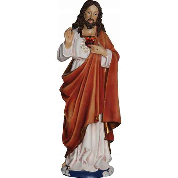 Figurka Nejsvětější Srdce Ježíšovo soška, výška 36,8 cm