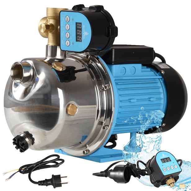 Hydroforová Pumpa Jx 1100W 60L/MIN S Automatickou Regulací Manometr 3V1