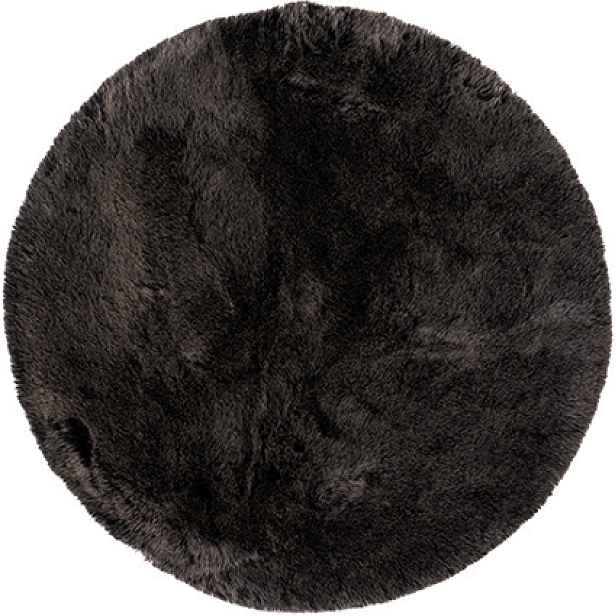 Kusový koberec Samba 495 Anthracite kruh, 80x80 (průměr) kruh, šedá, ložnice, Obsession