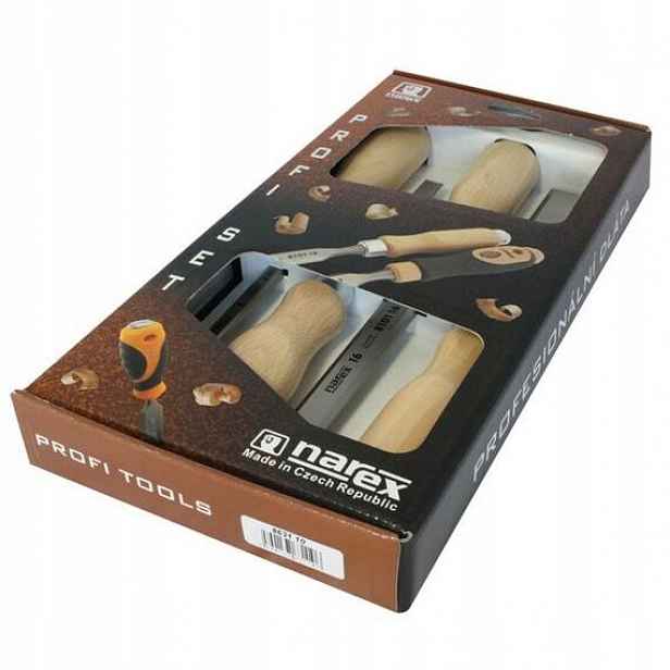 Narex Bystřice dláta plochá sada 4ks (8, 10, 16, 32mm) Wood Line Profi 8631
