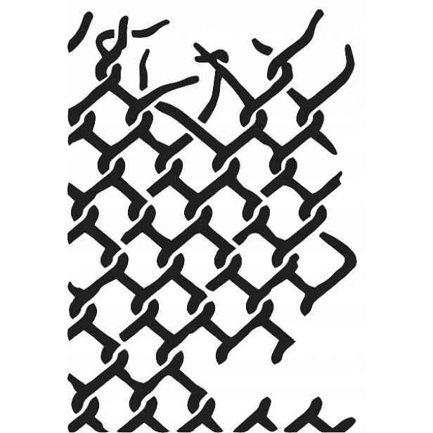 Šablona Na Ozdobné Omítky LuxBud New Design 4 62x42 cm Moderní
