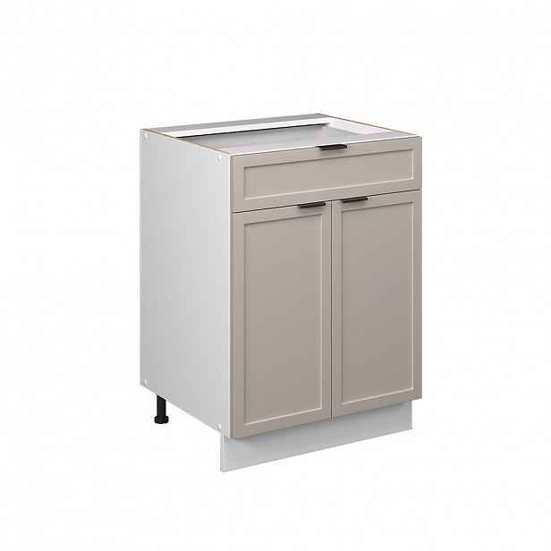 Vicco SPODNÍ SKŘÍŇKA PRO DŘEZ/VARNOU DESKU Fame-Line GreyBeige 60 cm se zásuvkou, PD Dub