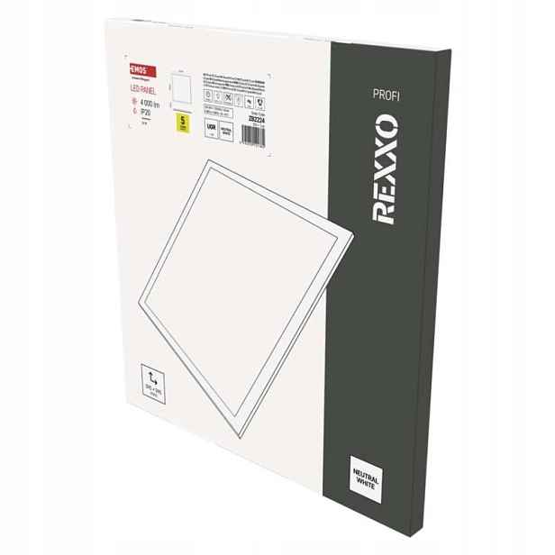 Led panel Rexxo 60 x 60 cm 24 mm, 36 W, 4 000 lm, vestavný, neutrální…