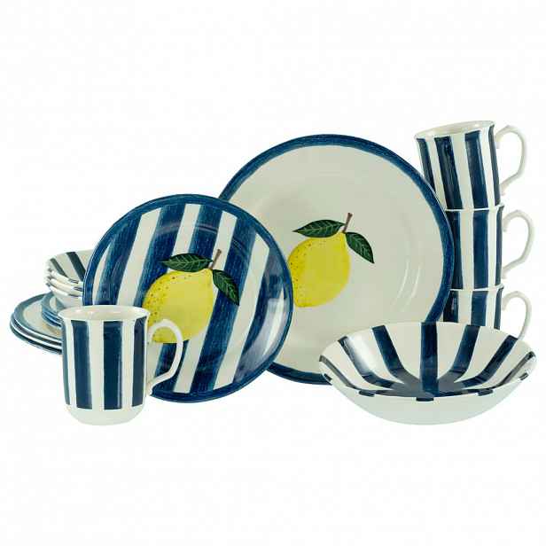 Creatable KOMBINOVANÁ SOUPRAVA Summer Stripes Blau 16dílné