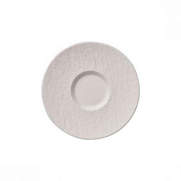 Villeroy & Boch Manufacture Rock Blanc kávový podšálek, Ø 15,5 cm