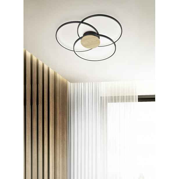 LED stropní osvětlení Trio Sedona černá 673210332