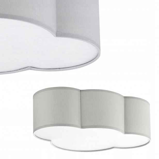 Tk Lighting Stropní svítidlo Cloud Mini šedo-bílý obláček do dětského pokoje