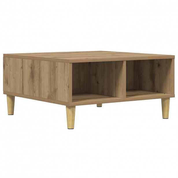 vidaXL Konferenční stolek dub artisan 60 x 60 x 30 cm kompozitní dřevo