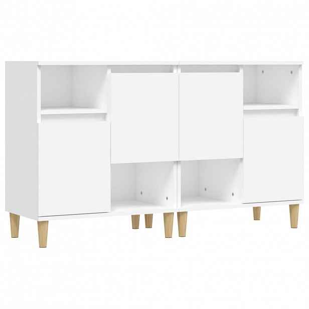 vidaXL Příborníky 2 ks bílé 60 x 35 x 70 cm kompozitní dřevo