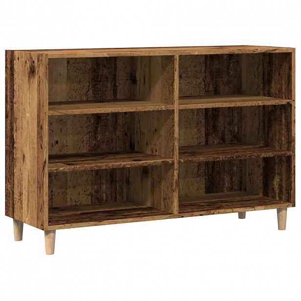 vidaXL Příborník old wood 103,5 x 35 x 70 cm kompozitní dřevo