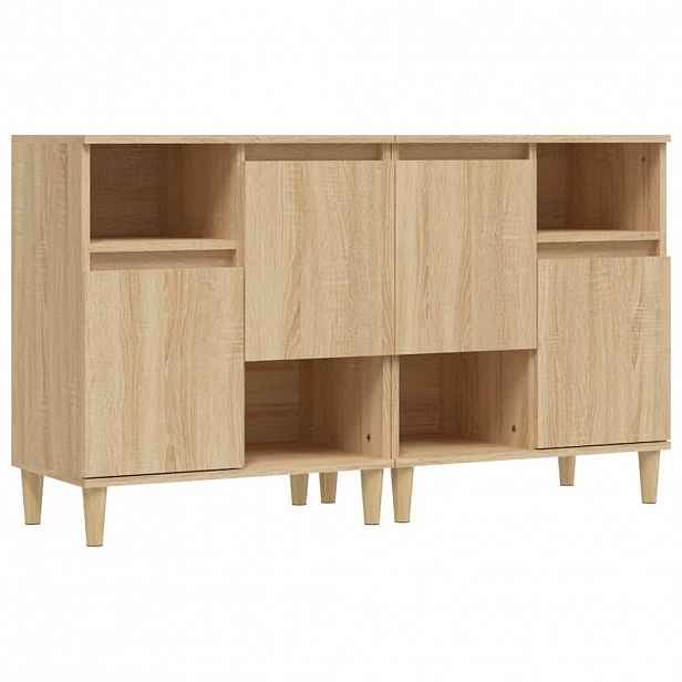 vidaXL Příborníky 2 ks dub sonoma 60 x 35 x 70 cm kompozitní dřevo
