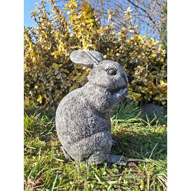 Betonová zahradní figurka Králík Zajíc zahradní socha králíček betonová