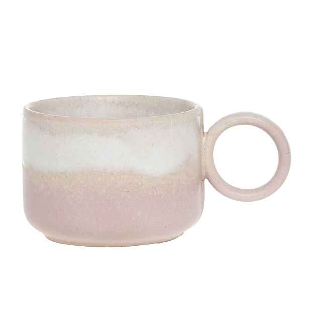 Béžovo-růžový rustikální hrnek Valence Dusty Rose - 10*7,5 cm / 305 ml  Chic Antique