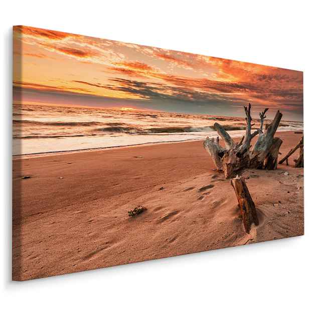 Plátno Západ Slunce Na Pláži I. Varianta: 120x80