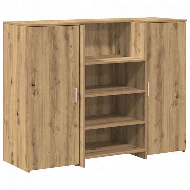 vidaXL Recepční stůl dub artisan 135x50x103,5 cm kompozitní dřevo