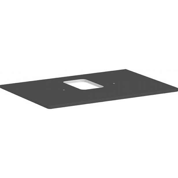 Deska pod umyvadlo Hansgrohe Xelu Q 78x1,6x55 cm šedá matná 54120910